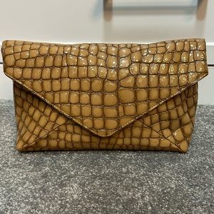 Dries Van Noten camel clutch